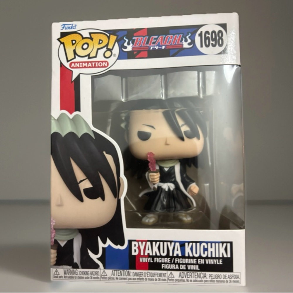 Funko POP Animation Bleach Byakuya Kuchiki #1698 Display Window View Pop Soda